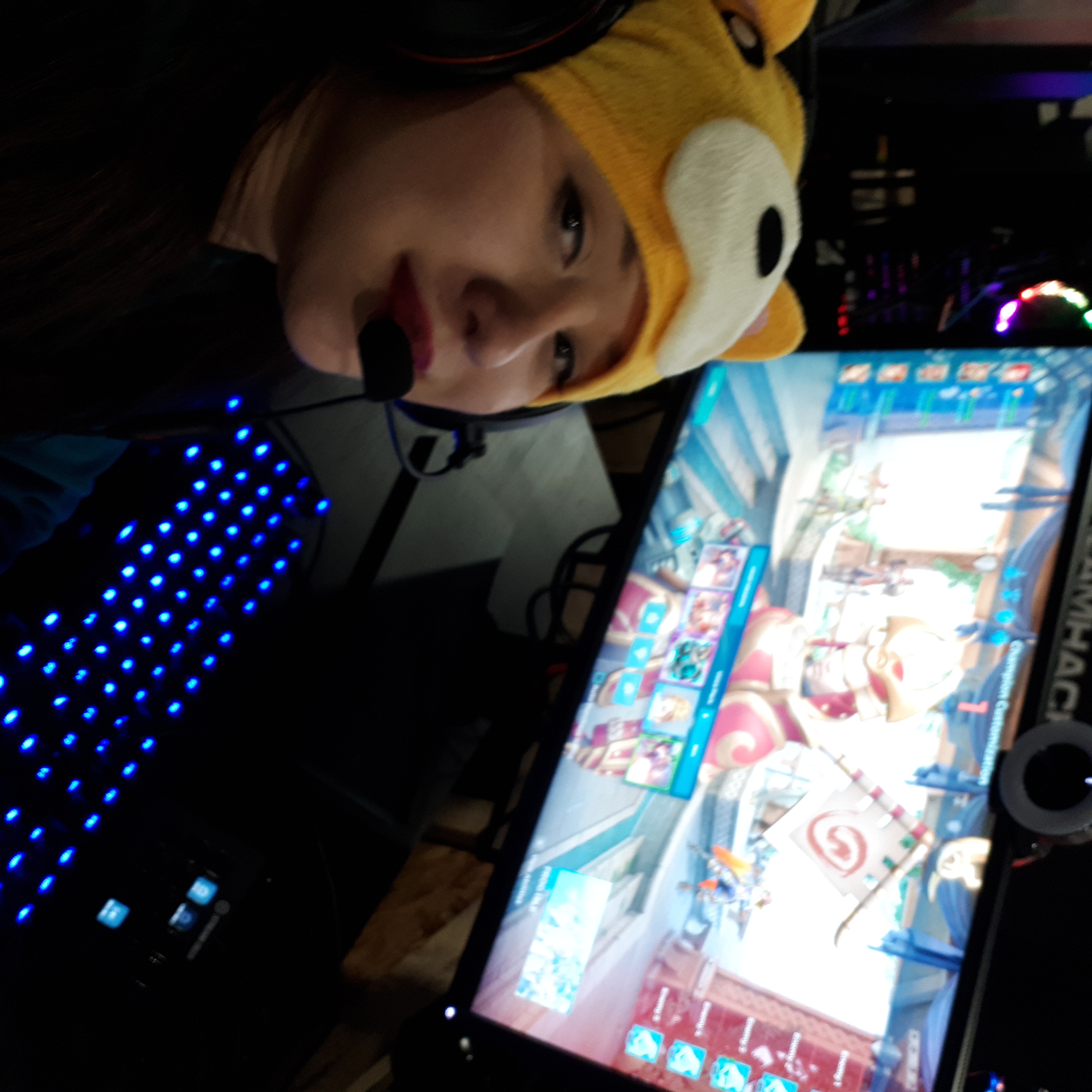 Fazendo uma live direto da DreamHack Atlanta 2018